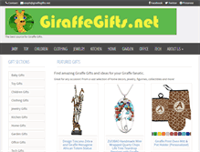 Tablet Screenshot of giraffegifts.net